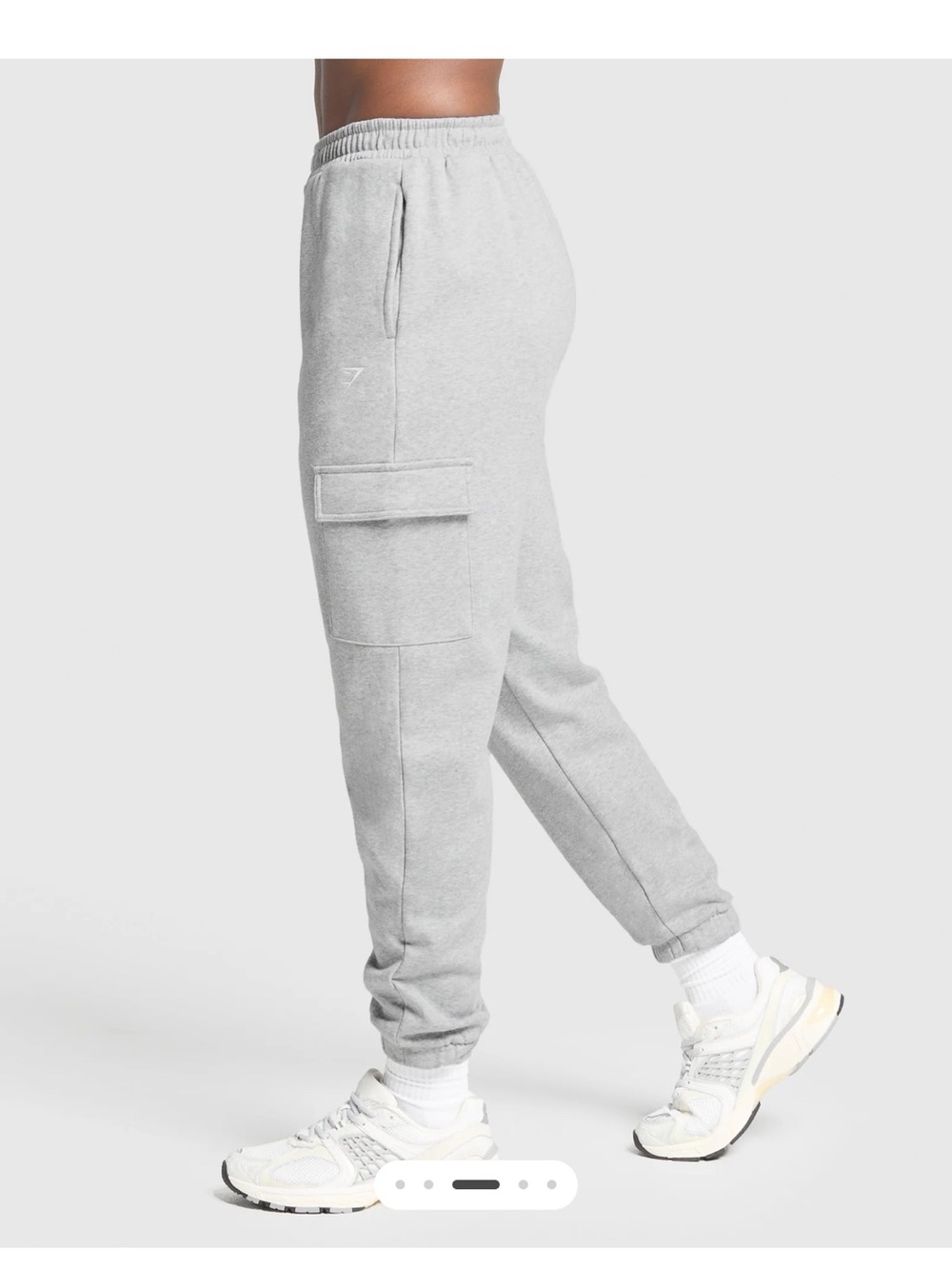 Gymshark Light Gray Women's Cargo Joggers
